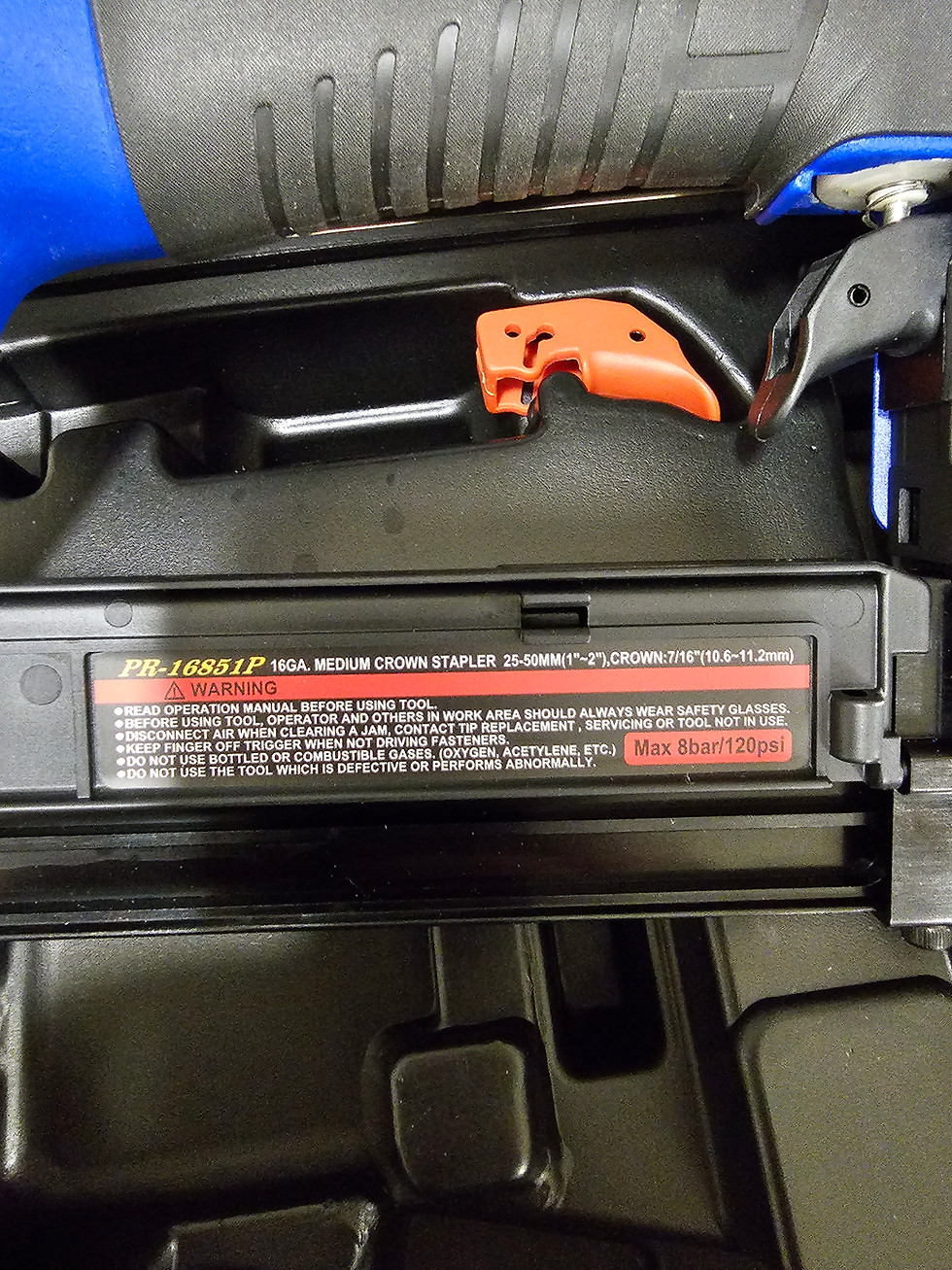 Thumbnail: 5 Panrex PR-16851P 16 Gauge Staple Gun with Spare parts