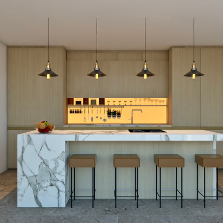 Penthouse keuken - cuisine - kitchen