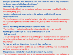 PSALM 23