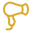 Hair Dryer Icon - Rounded Stroke Style