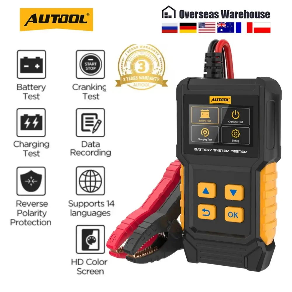 AUTOOL BT360 8-29v Car Battery Diagnostic Tester