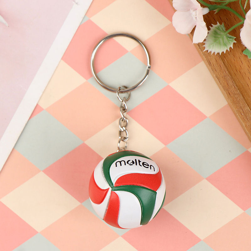 Miniatura: 1xFashion PVC Volleyball Keychain Ornaments Business Volleyball Gifts Beach Ball