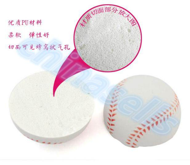 Miniatura: 1pcs 9inch White safety kid Baseball Base Ball Practice Trainning PU chlid Softb