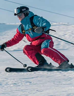 instructor de esqui en el Cerro Chapelco
