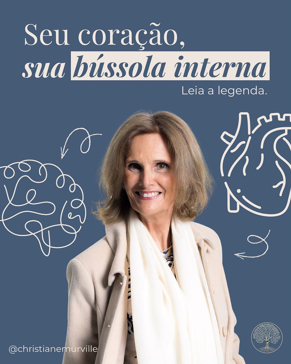 Em meio a tantas expectativas, opiniões, regras e caminhos já traçados, nem sempre é fácil ouvir a si mesmo…  Às vezes, a mente apresenta mil razões para seguir pelo caminho mais seguro, mais aceito ou mais esperado pelos outros. O coração, porém, pode apontar para outra direção.  Ao se conectar com seu coração, você se aproxima de quem você é, daquilo que é verdadeiro em você, dos seus sentimentos, das suas intenções e daquilo que faz seus olhos brilharem.  Sinta e ouça o que seu coração tem a dizer. Ele sabe o caminho.  E você, tem conseguido ouvir mais a sua mente ou o seu coração? Compartilhe nos comentários. Sua reflexão também pode inspirar outras pessoas.