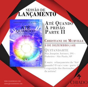 Lançamento ATÉ QUANDO? e exposição ilustrações