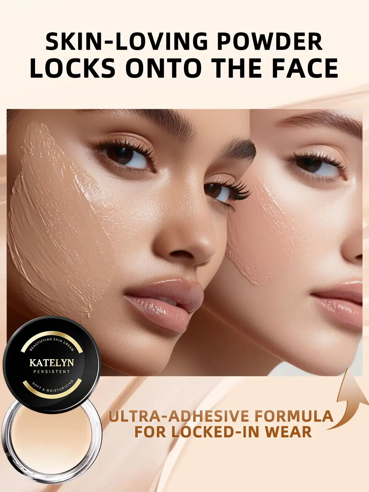 Make up Foundation Cream Waterproof Long-lasting Natural Look Coverage Full Half