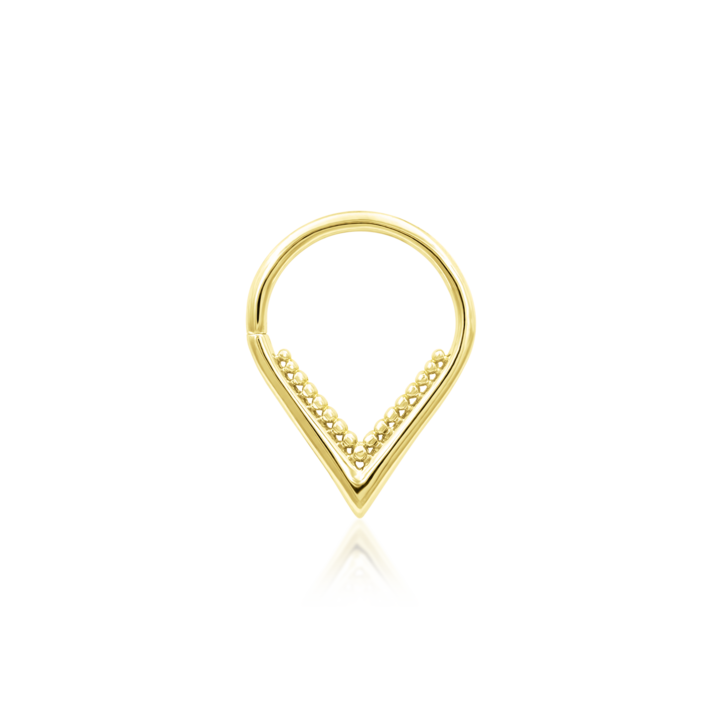 14k Penny Seam Ring