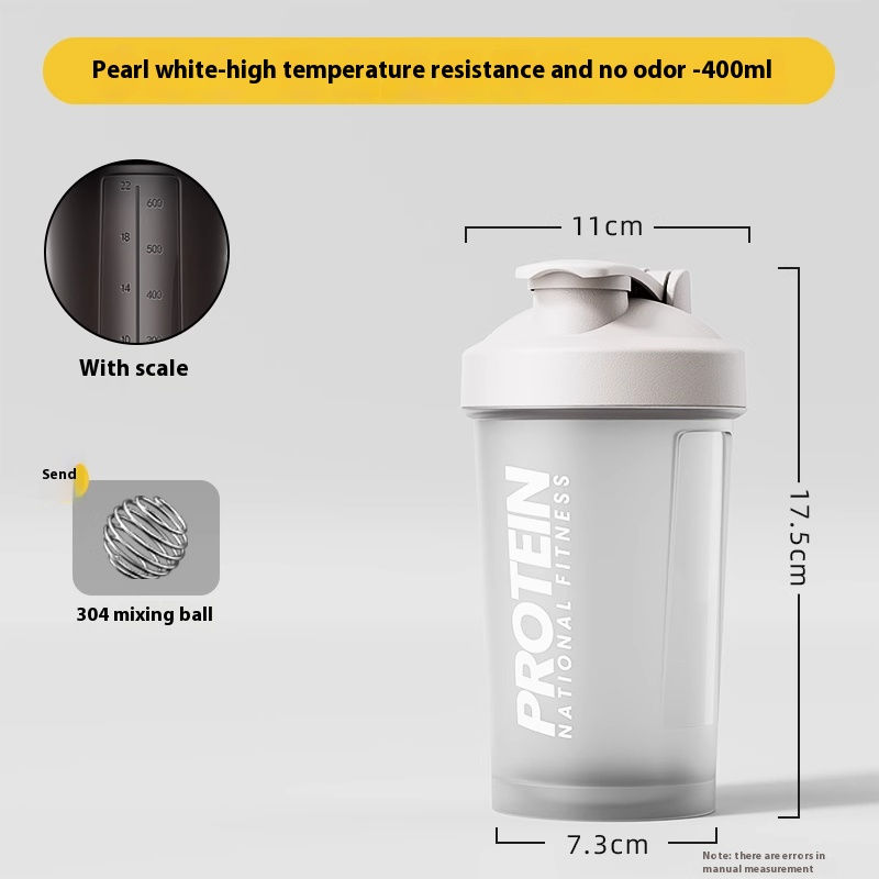 Thumbnail: Gianxi Shaking Cup Fitness Sports Water Cup Protein Powder Shaking Cup Milk Shak