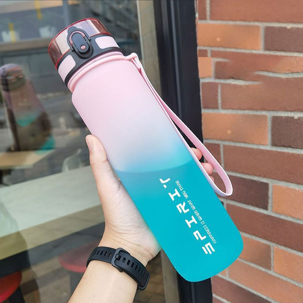 Thumbnail: Gradient Water Bottle - 1000ml/600ml/750ml Capacity Outdoor Camping Gym Suitable