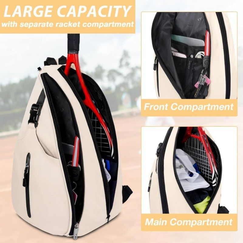 Thumbnail: Convertible Paddle Bag Large Capacity Pickleball Bag Water-Resistant & Breathabl