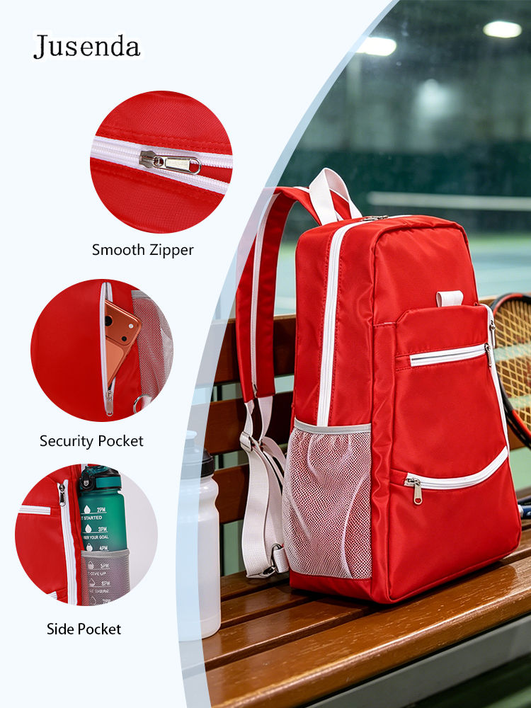 Thumbnail: Tennis Racket Backpack for 2 Rackets Large Capacity Waterproof Outdoor Sports Ba