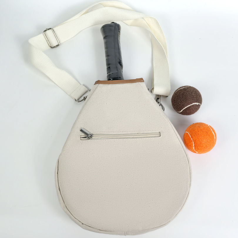 Thumbnail: Padel Paddle Racket Bag Cover Canvas Adjustable Shoulder Strap Tennis Bags Suit 