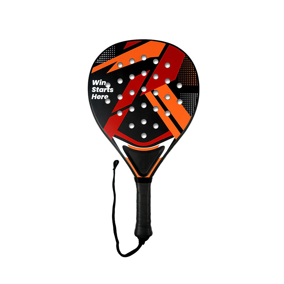 Thumbnail: Padel Racket with Carbon Fiber Surface & EVA Memory Foam Core – Lightweight, W