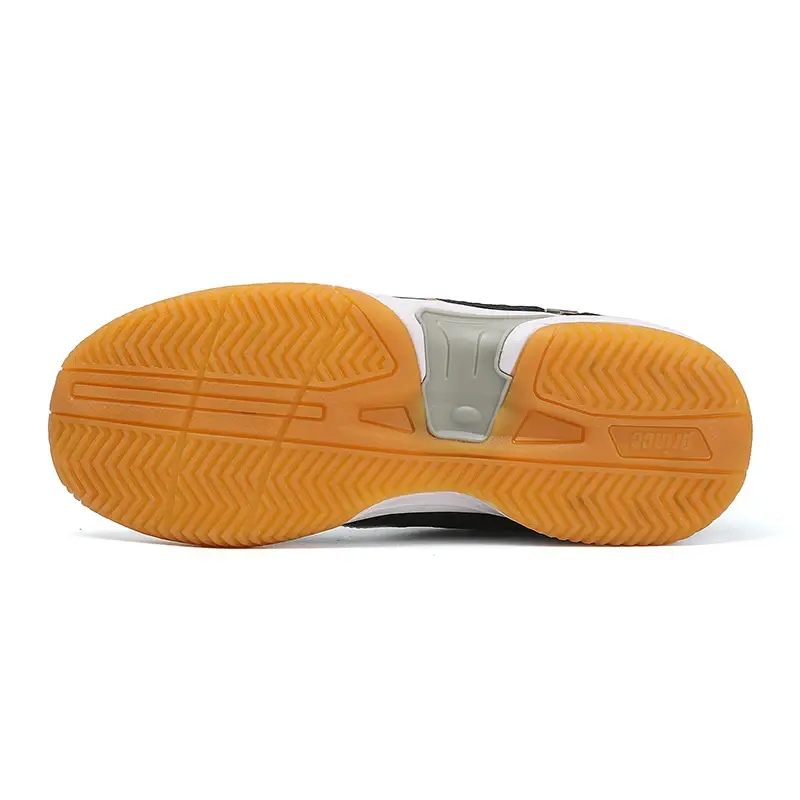 Thumbnail: Professional Leather Men Badminton Shoes Couple Anti-Slip Training Sneaker Light