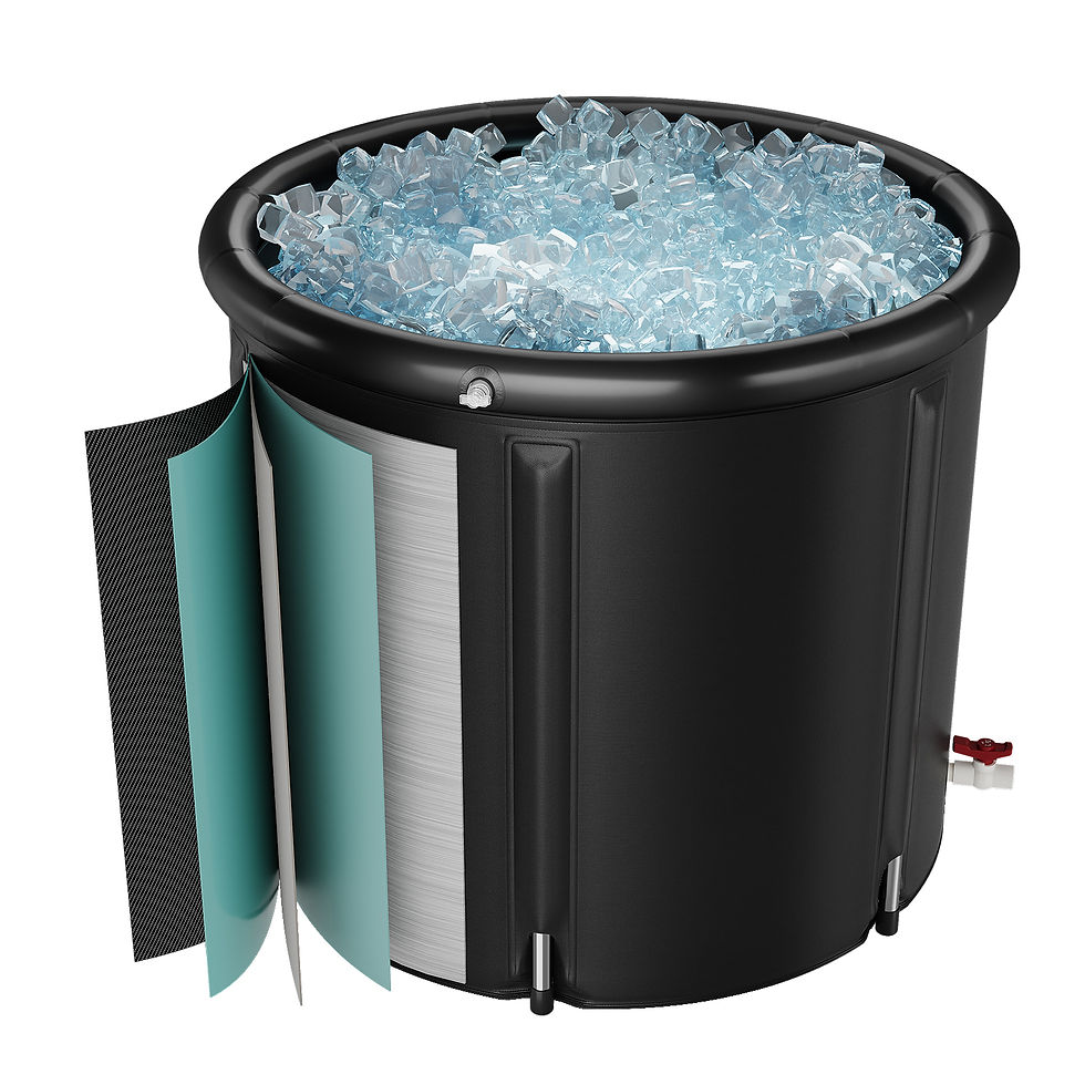 Thumbnail: 【Breeins】Ice Bath Portable Collapsible Bathtub Thicken Large Adult Inflatabl
