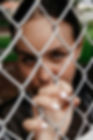 woman behind bars