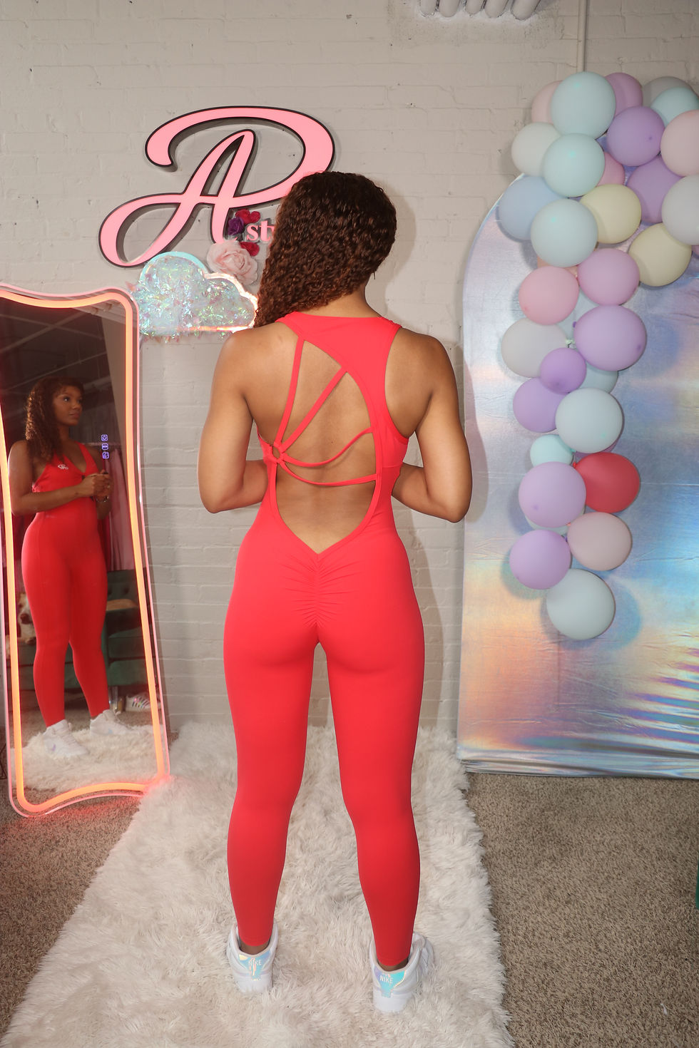 Thumbnail: Silly String V Back Jumpsuit