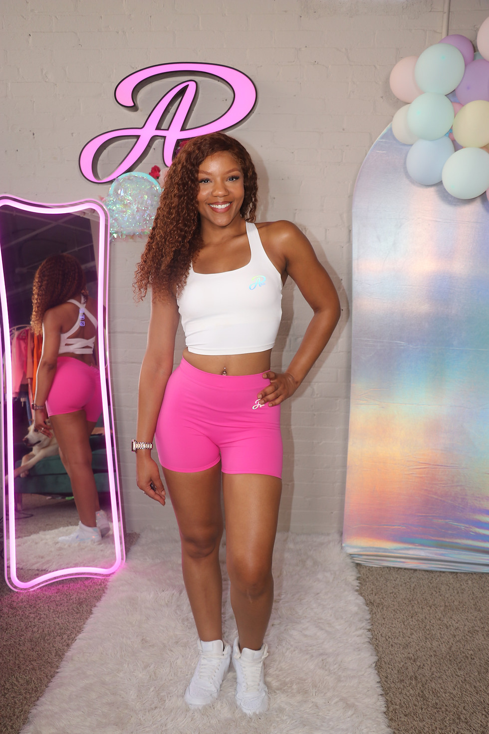 Thumbnail: Hot Pink V Scrunch Shorts
