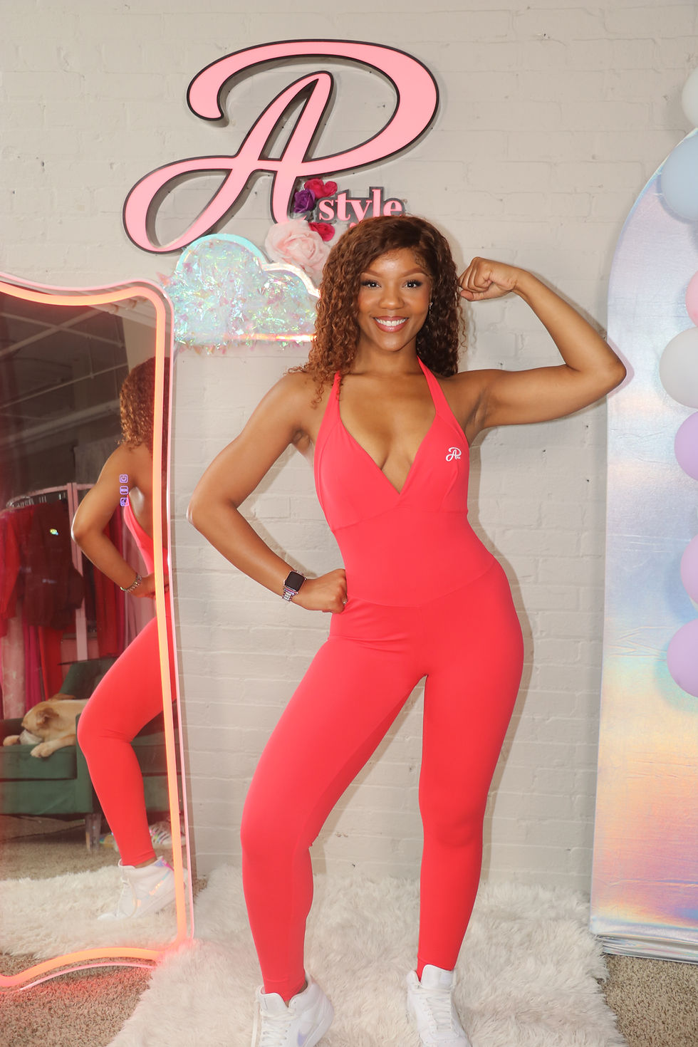 Thumbnail: Red Halter Top Jumpsuit