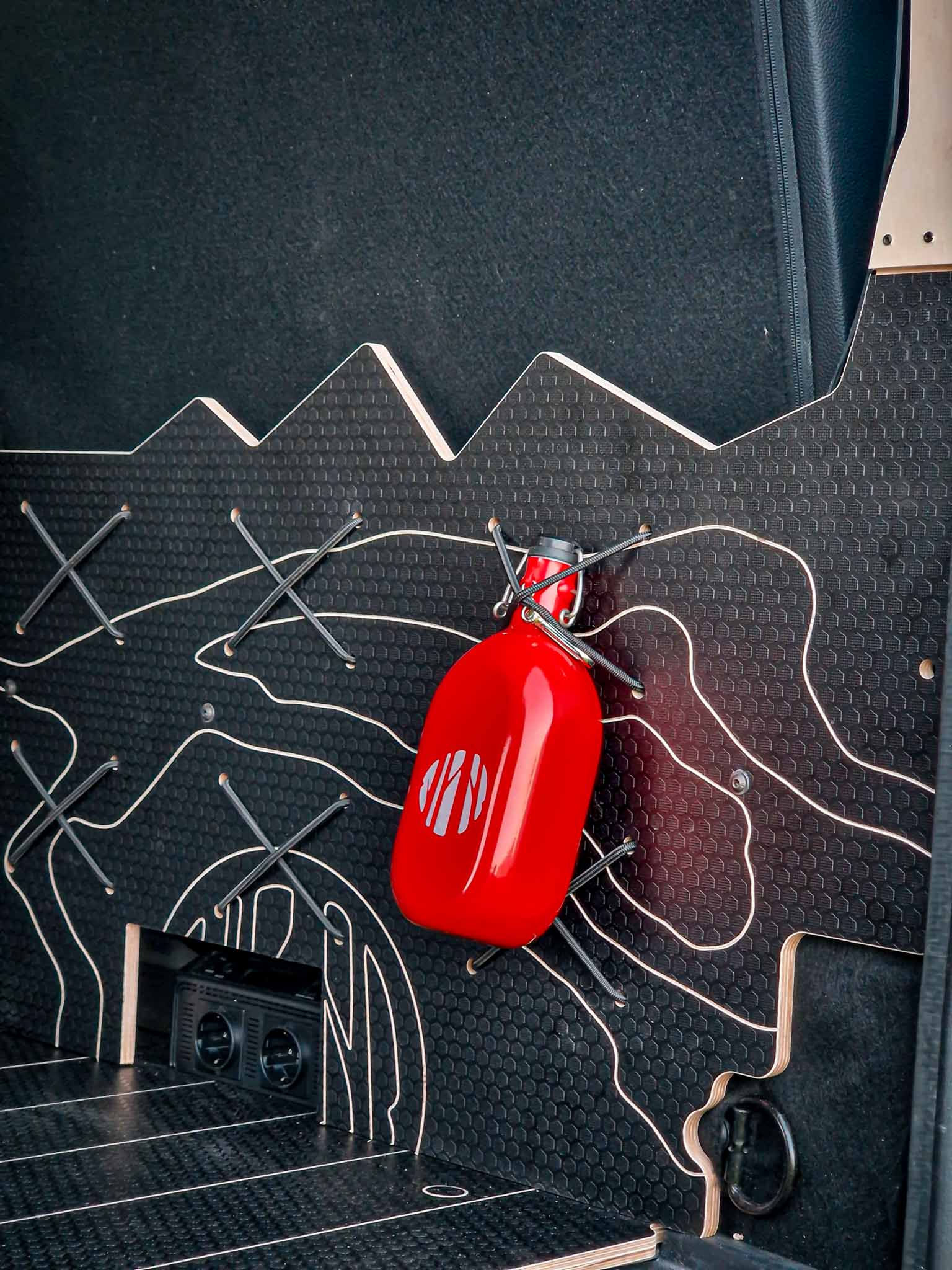 Gourde Le Grand Tétras rouge