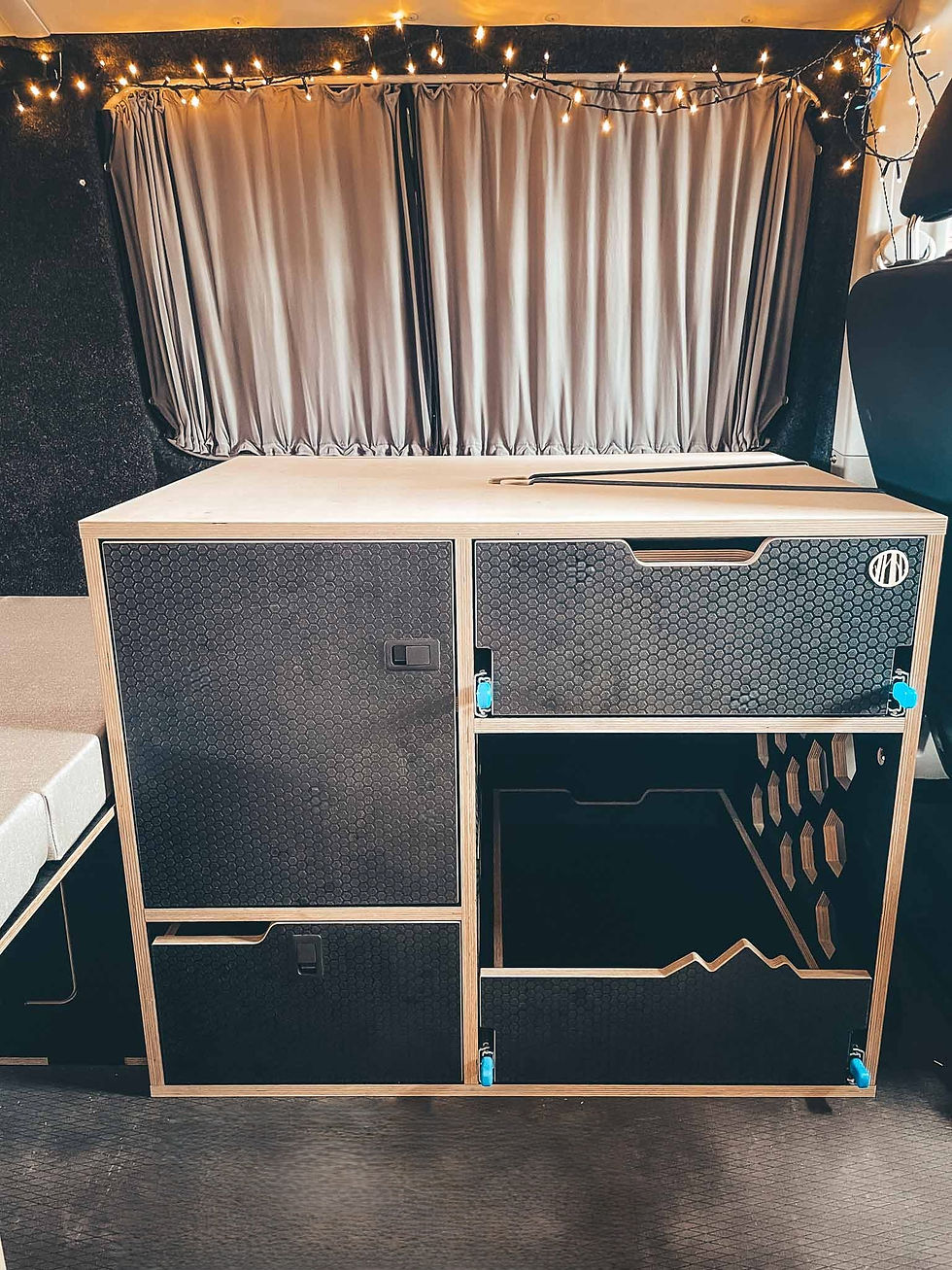Module cuisine pour van aménagé rallongé