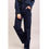 Thumbnail: Toxik navy cotton wide leg jeans 