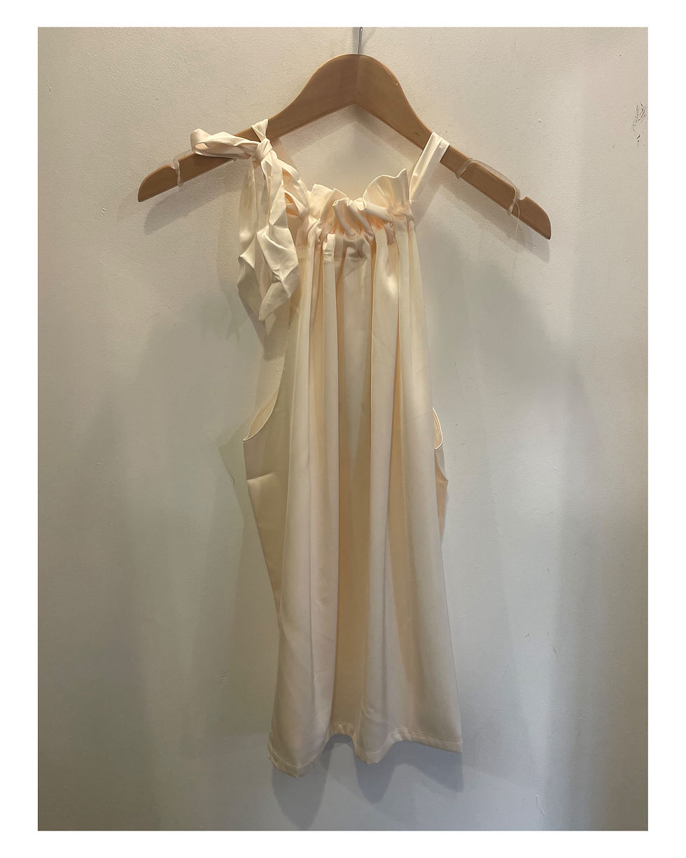 Thumbnail: Cut away silky top 