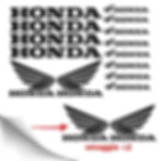 logo honda sticker adesivo moto e auto compatibile economico più omaggio