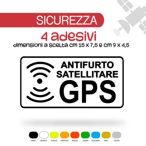 Antifurto Moto Gps 20 Adesivi Allarme GPS - 7.5x3 Cm, Vinile Autoadesivo, Impermeabili, Per Auto, Moto, Bici Warning Gps Tracking - Foto 5