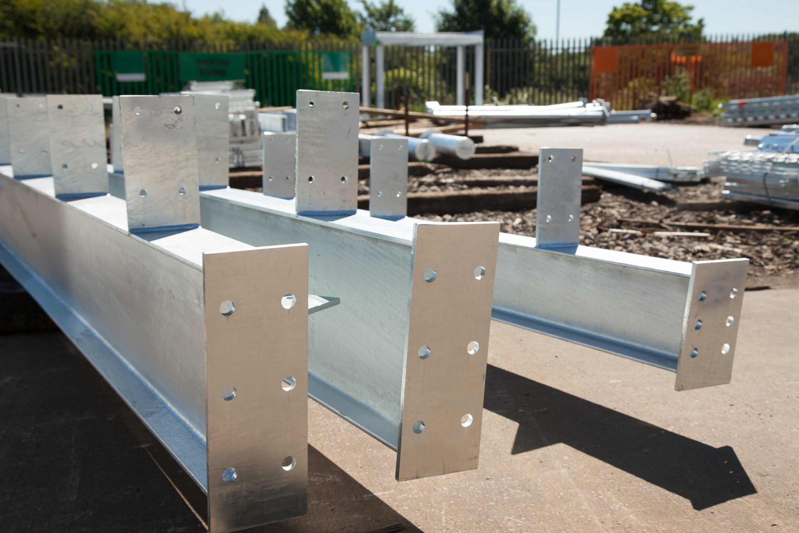 Hot-dip galvanized surface treatment, which has better anti-corrosion performance.