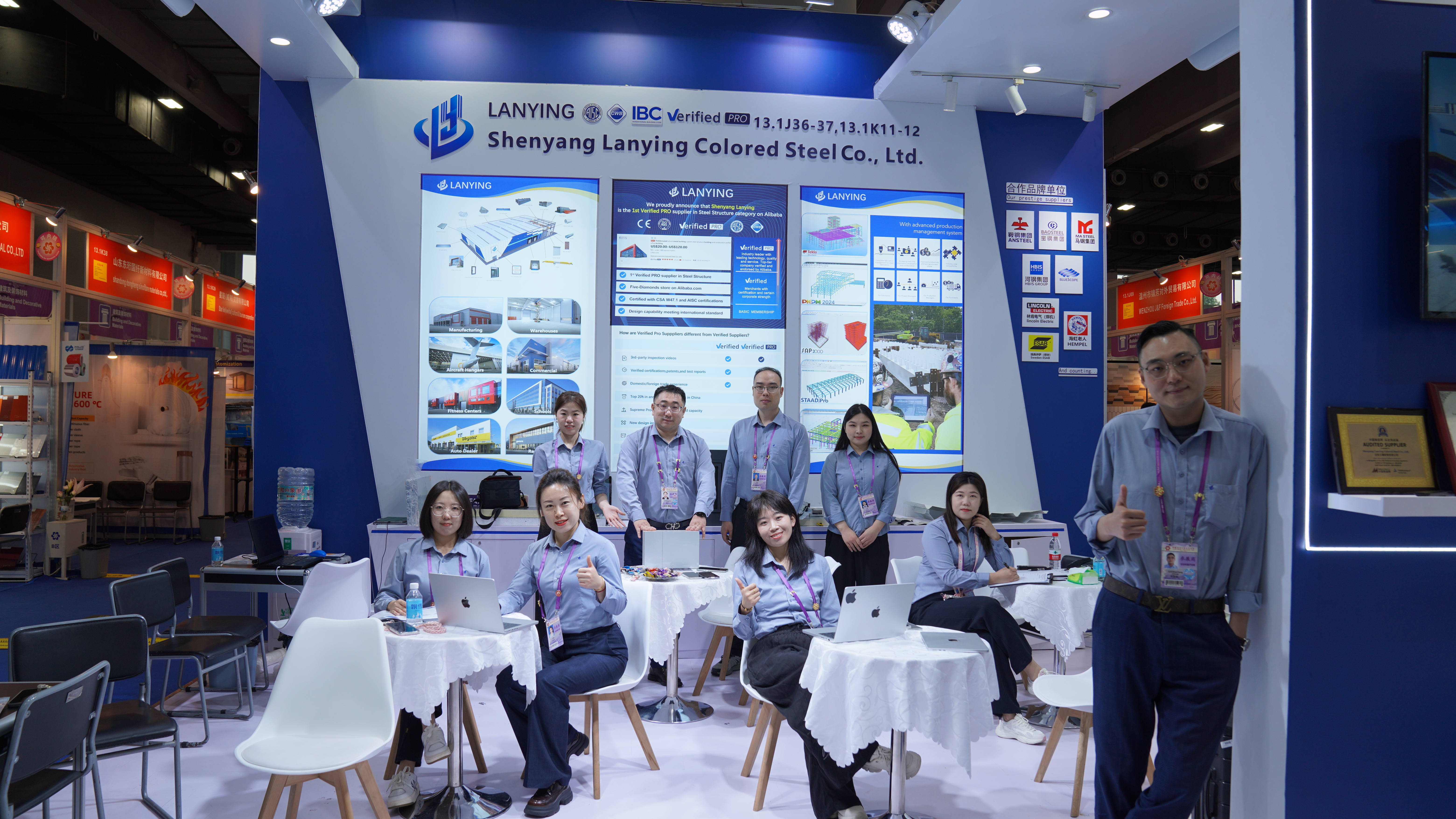 Our company participated in the exhibition.