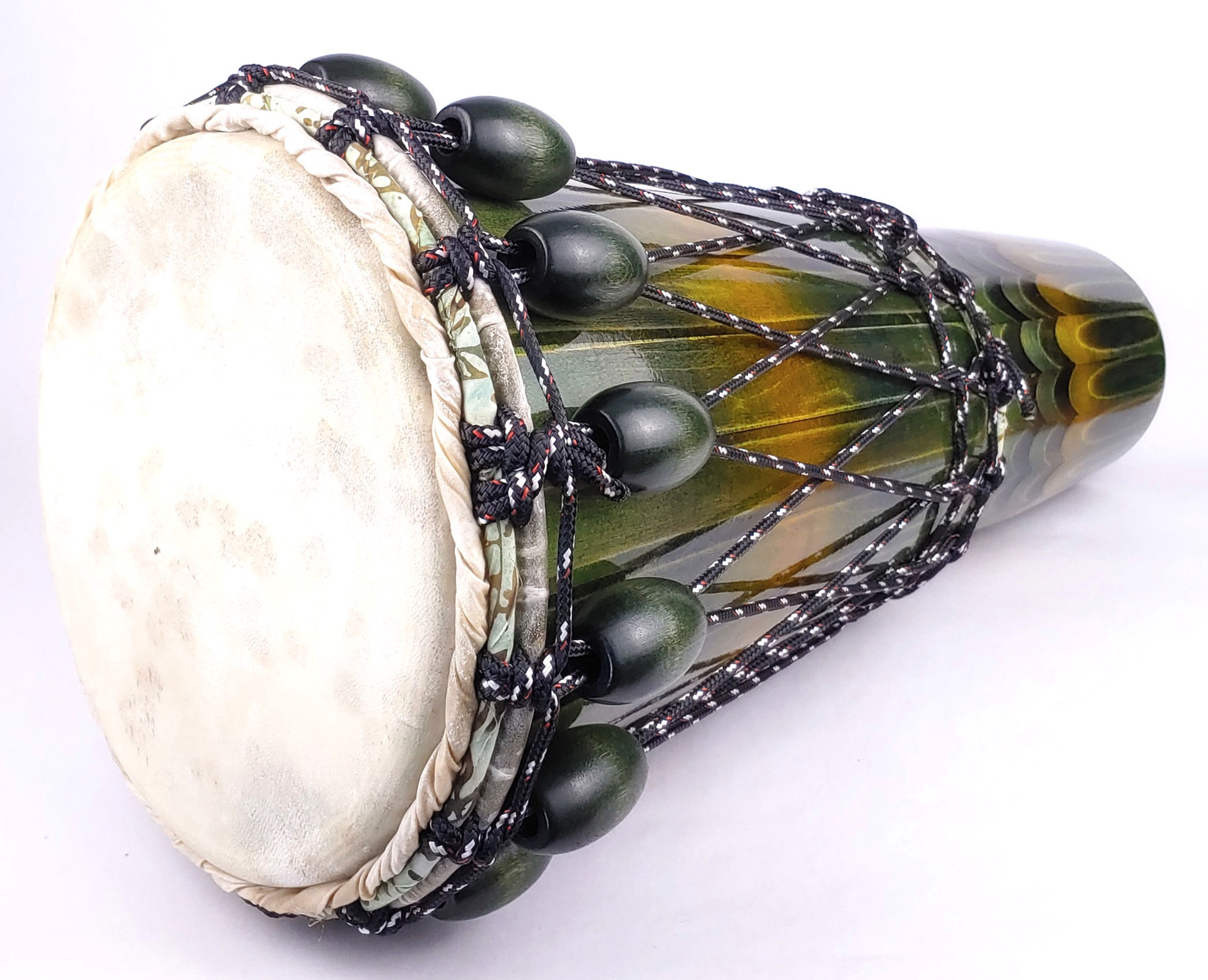 10” x 24" Ashiko with Speed Bead Tuning and natural goatskin head