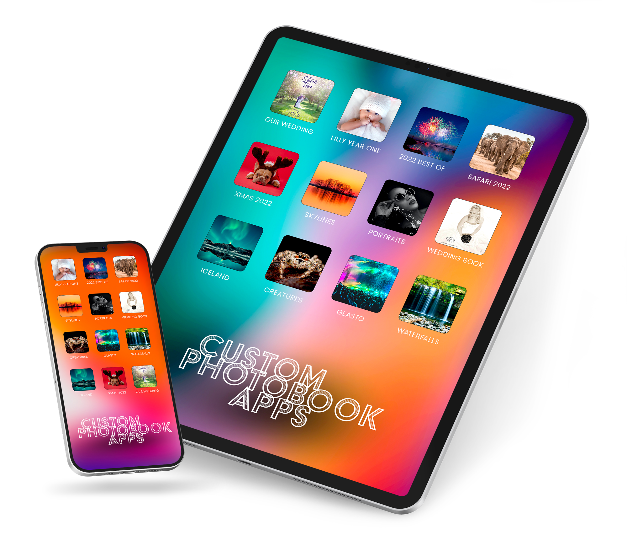 Custom app iphone screen