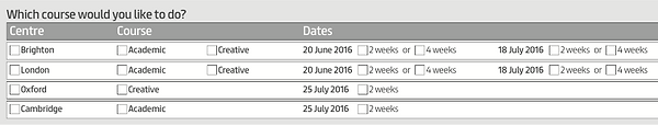 Bellerbys College Summer programme dates