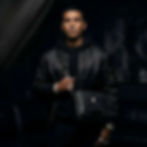 Thumbnail: Black leather sling bag logo texture close up