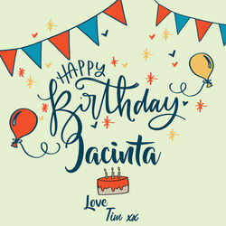 Jacinta's Birthday Greetings