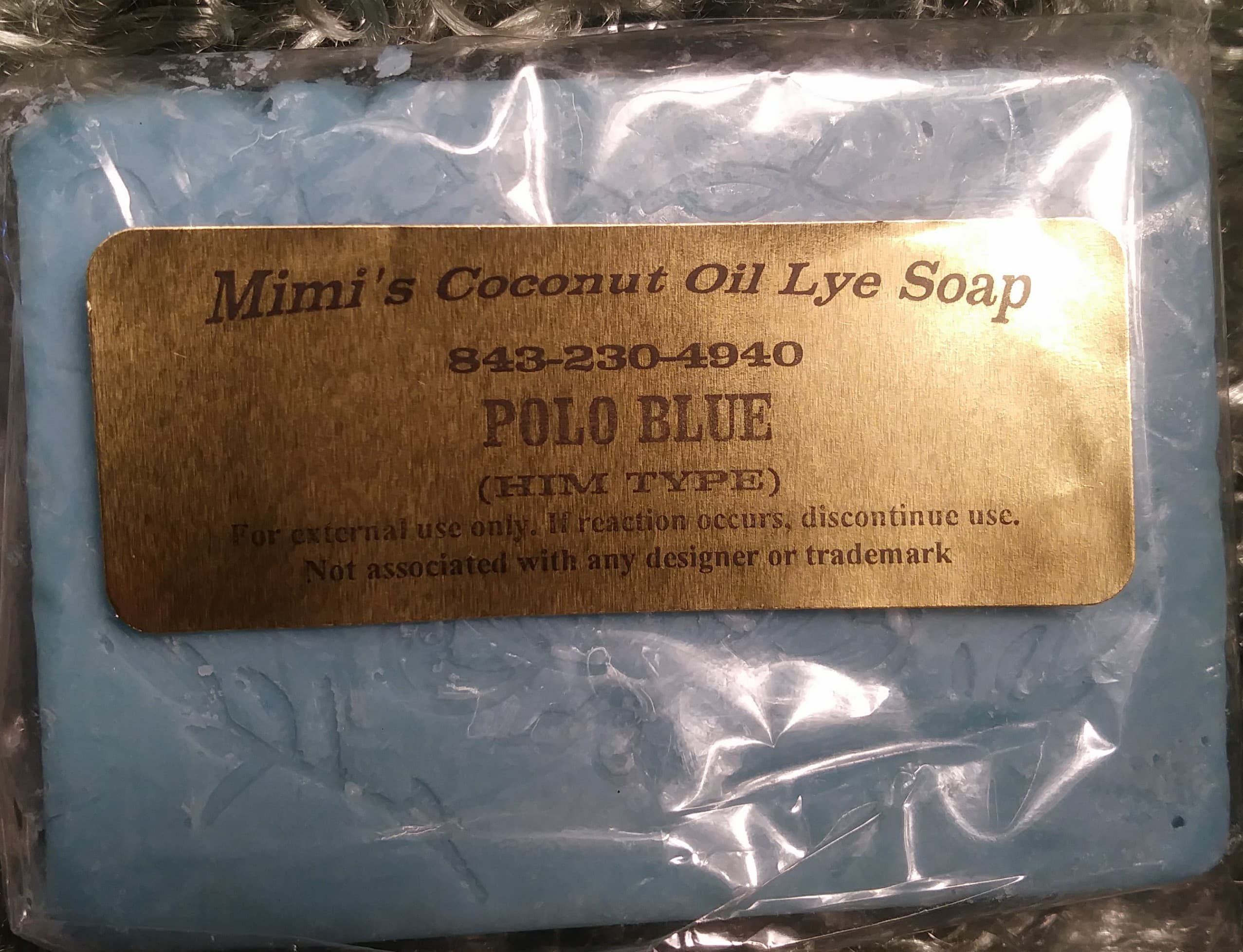Lye Soap ~ Polo Blue (Men)