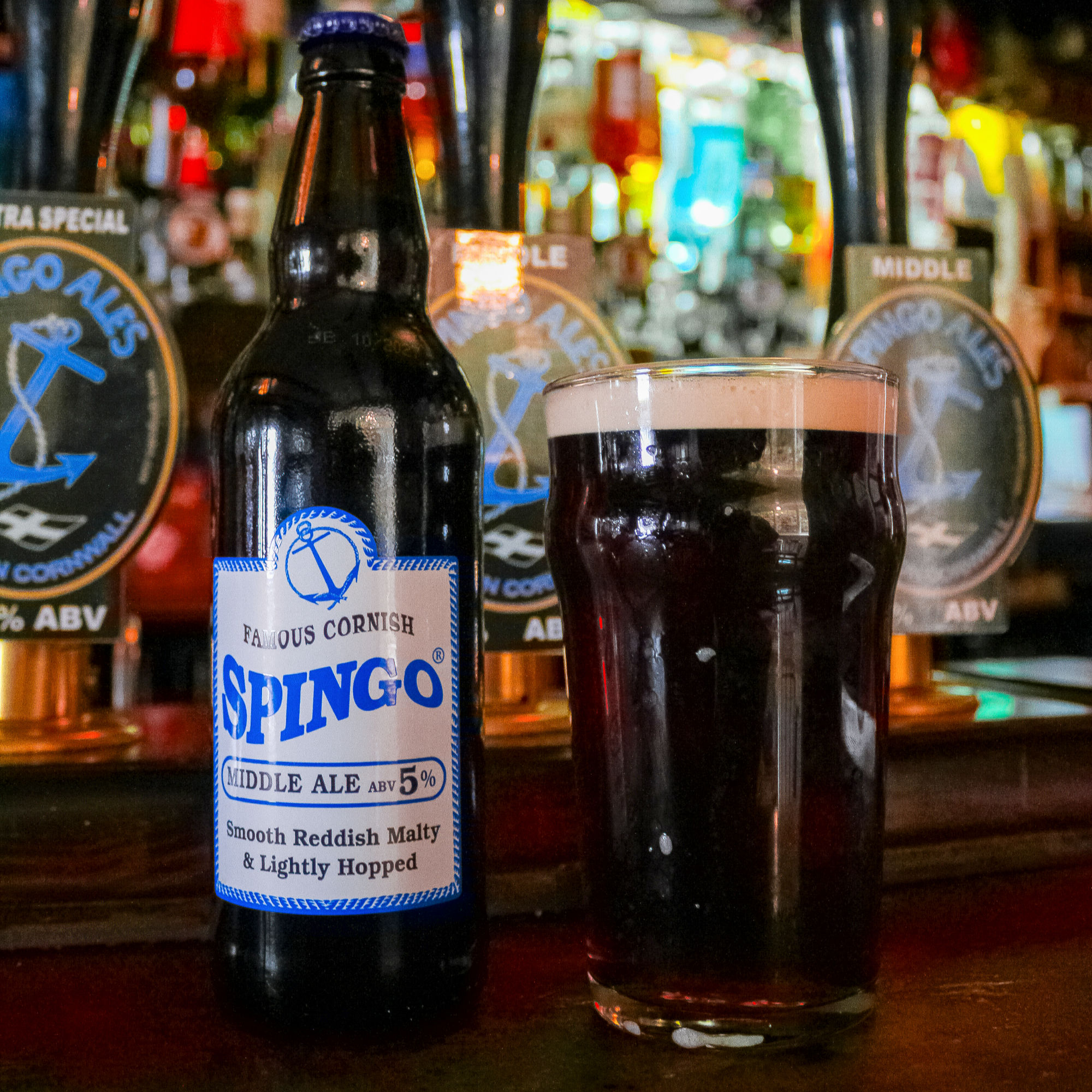 Case Of Spingo Middle Bottles 5% 500ml