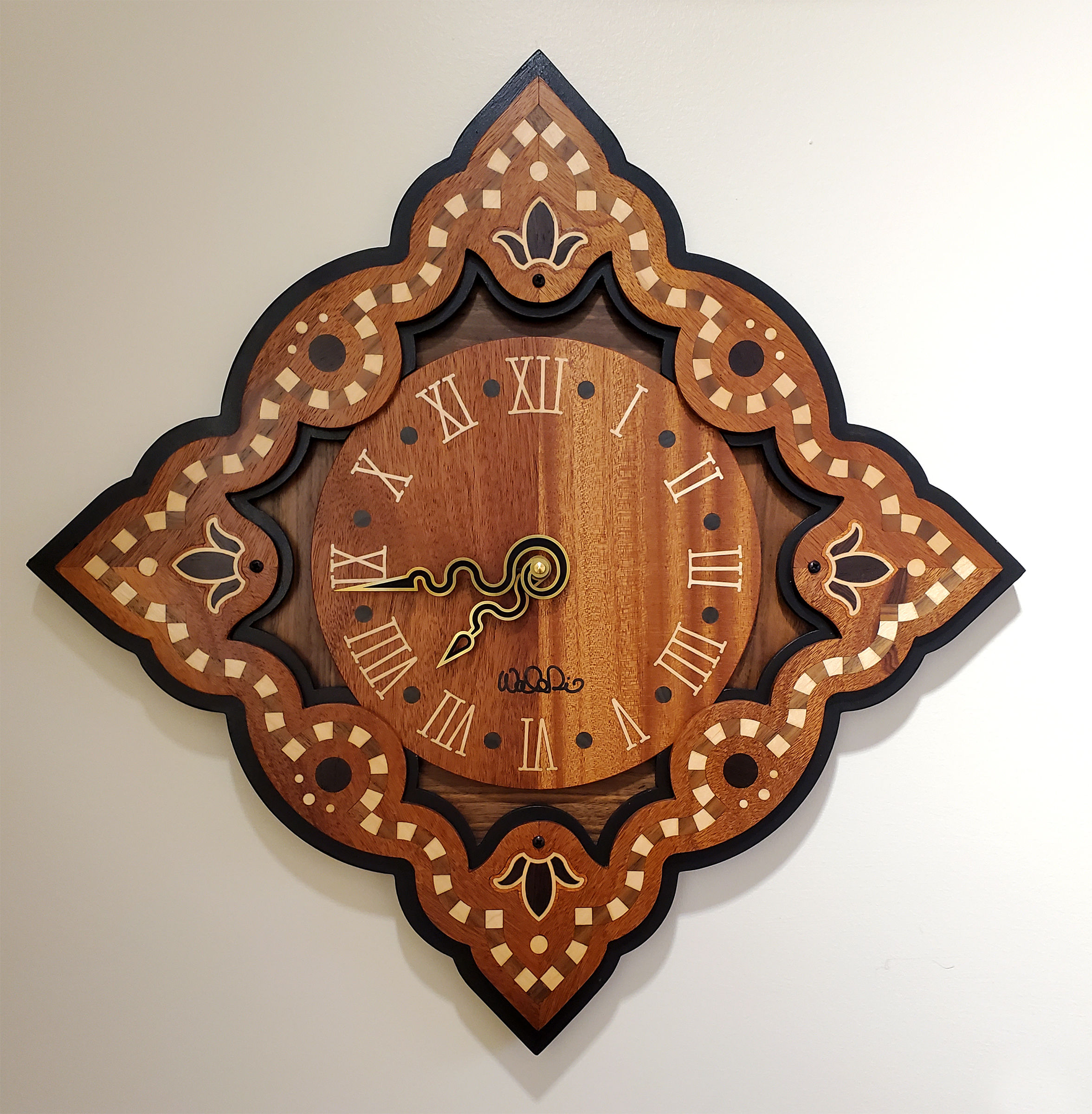 Cordoba Clock - Mahogany frame