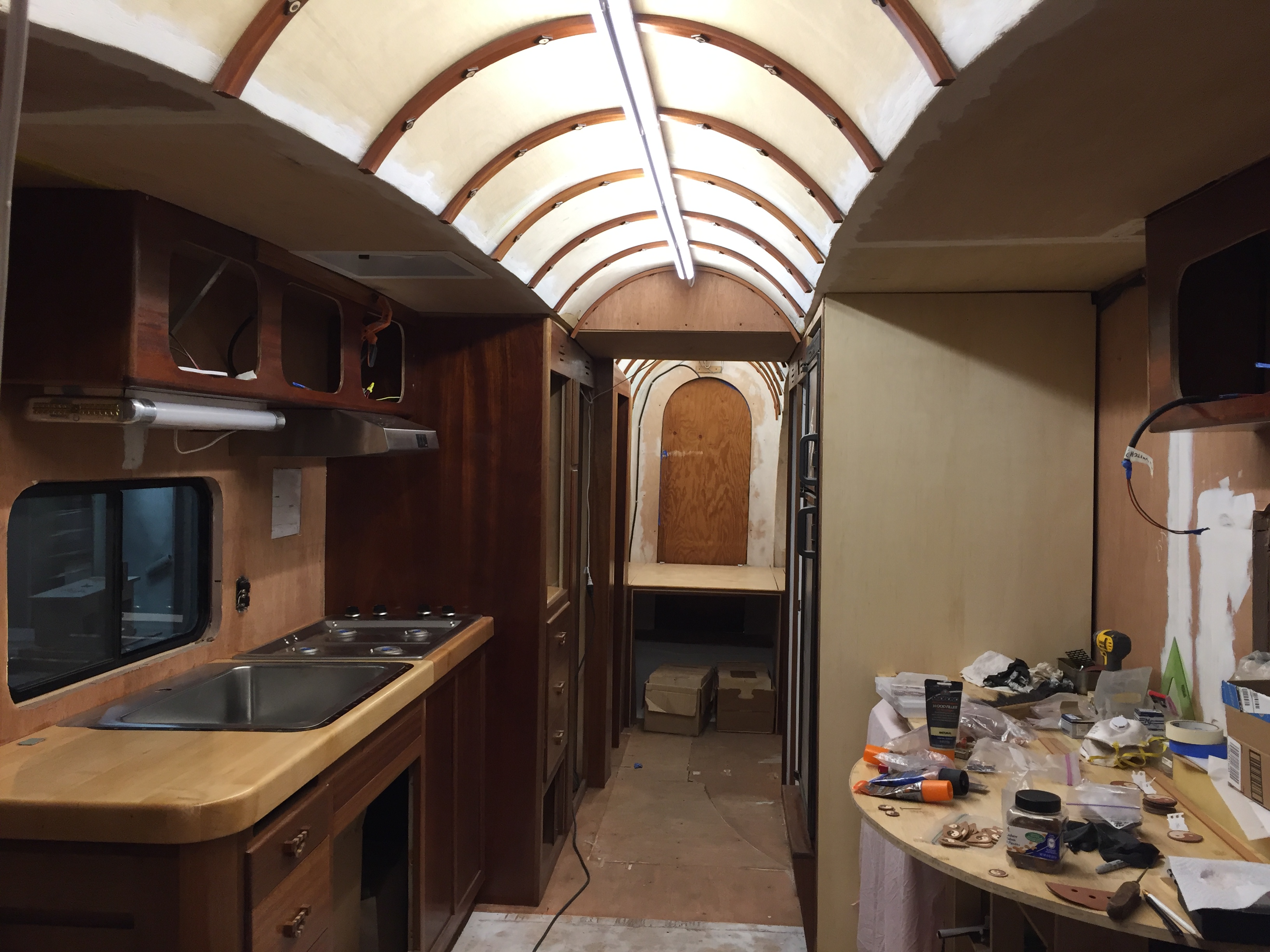 Kitchen in process