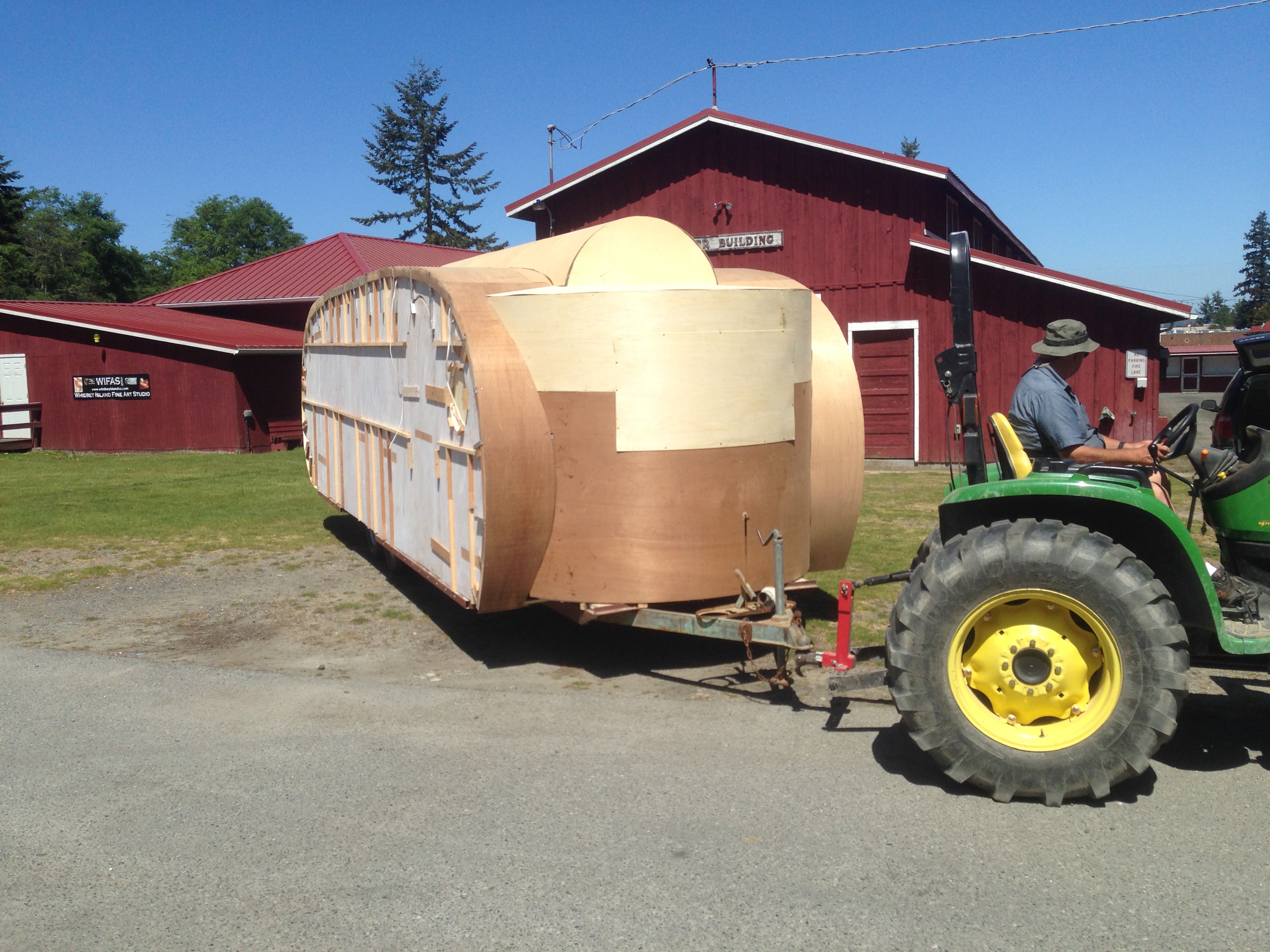 Out of the barn!