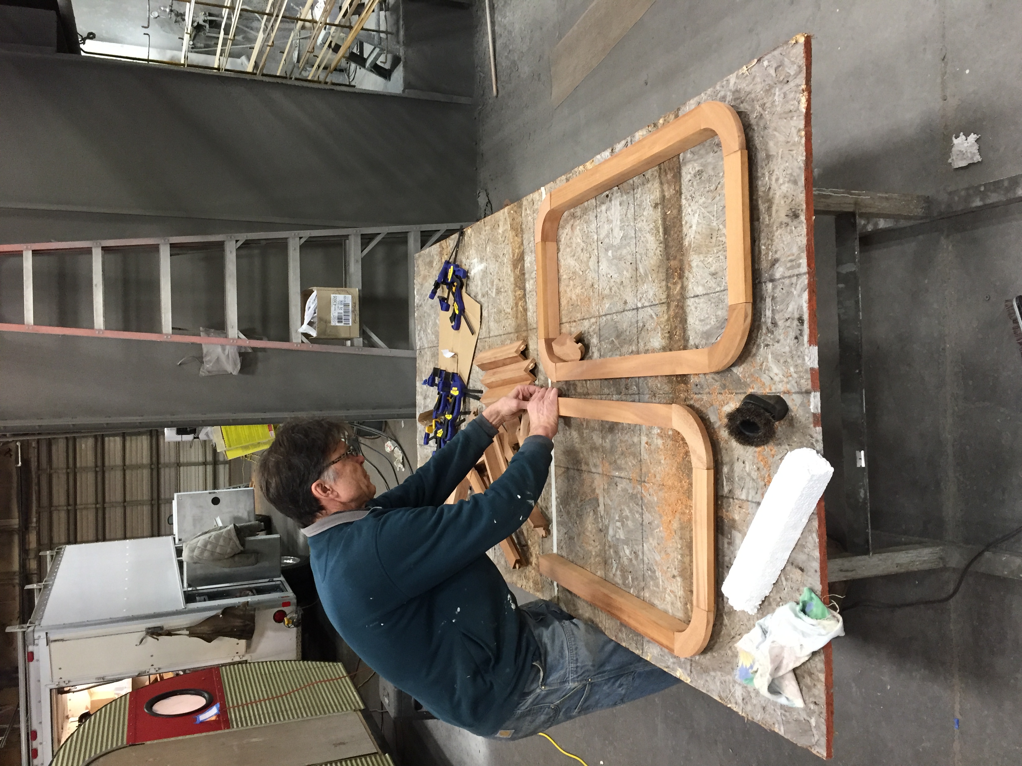 Working on window frames