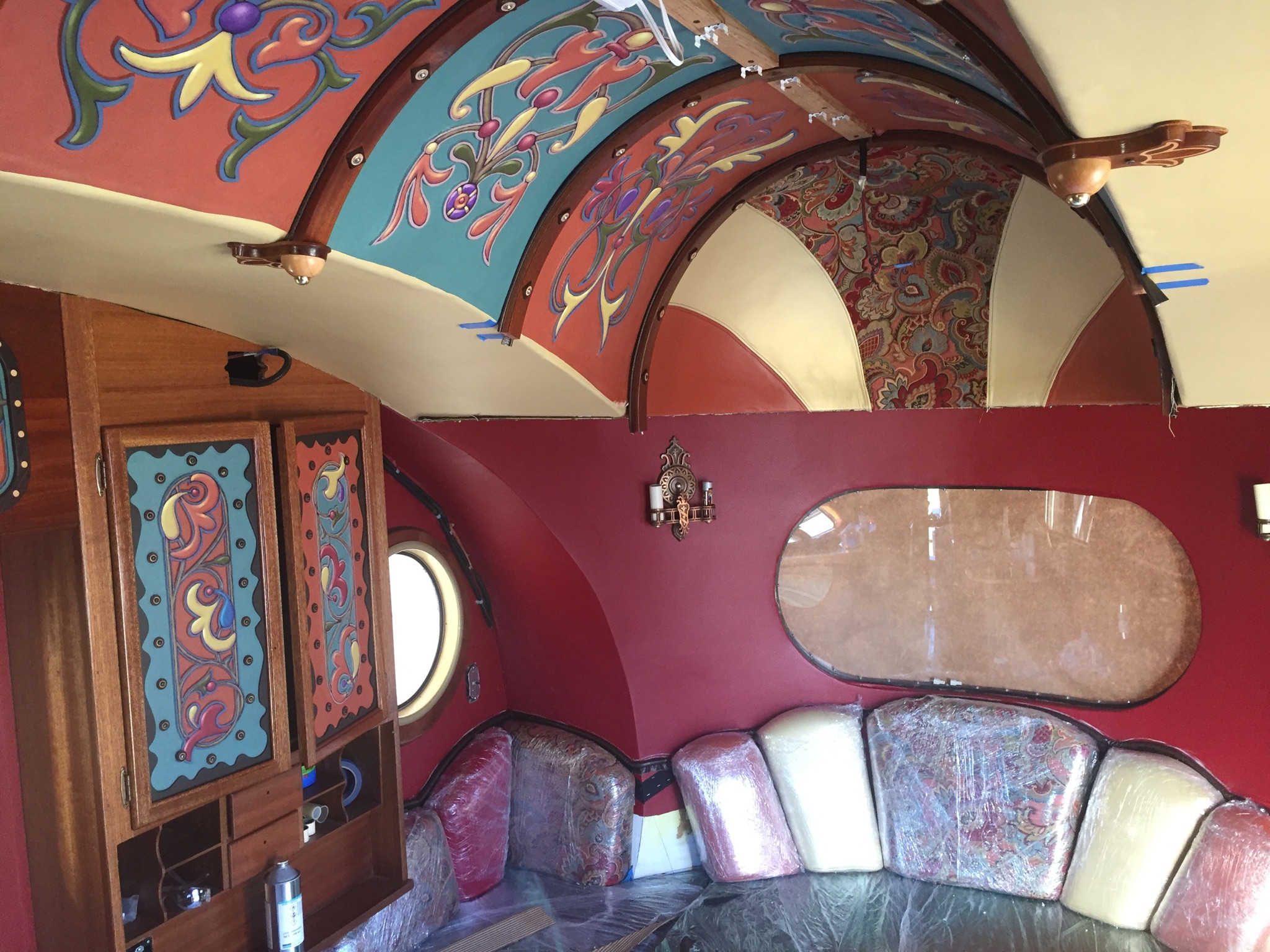 Interior in process