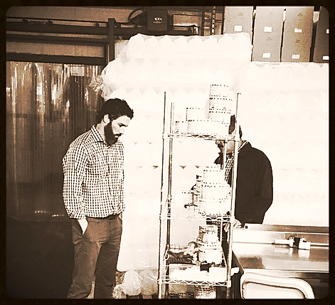Stewart Hatch (owner) in Paletas Ice Cream plant.