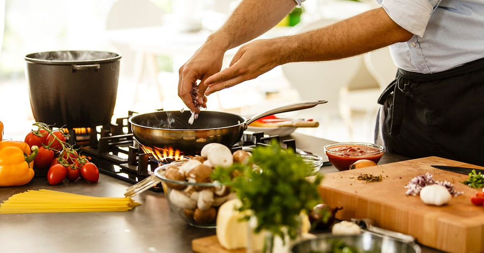 Cooking at home helps with weight loss
