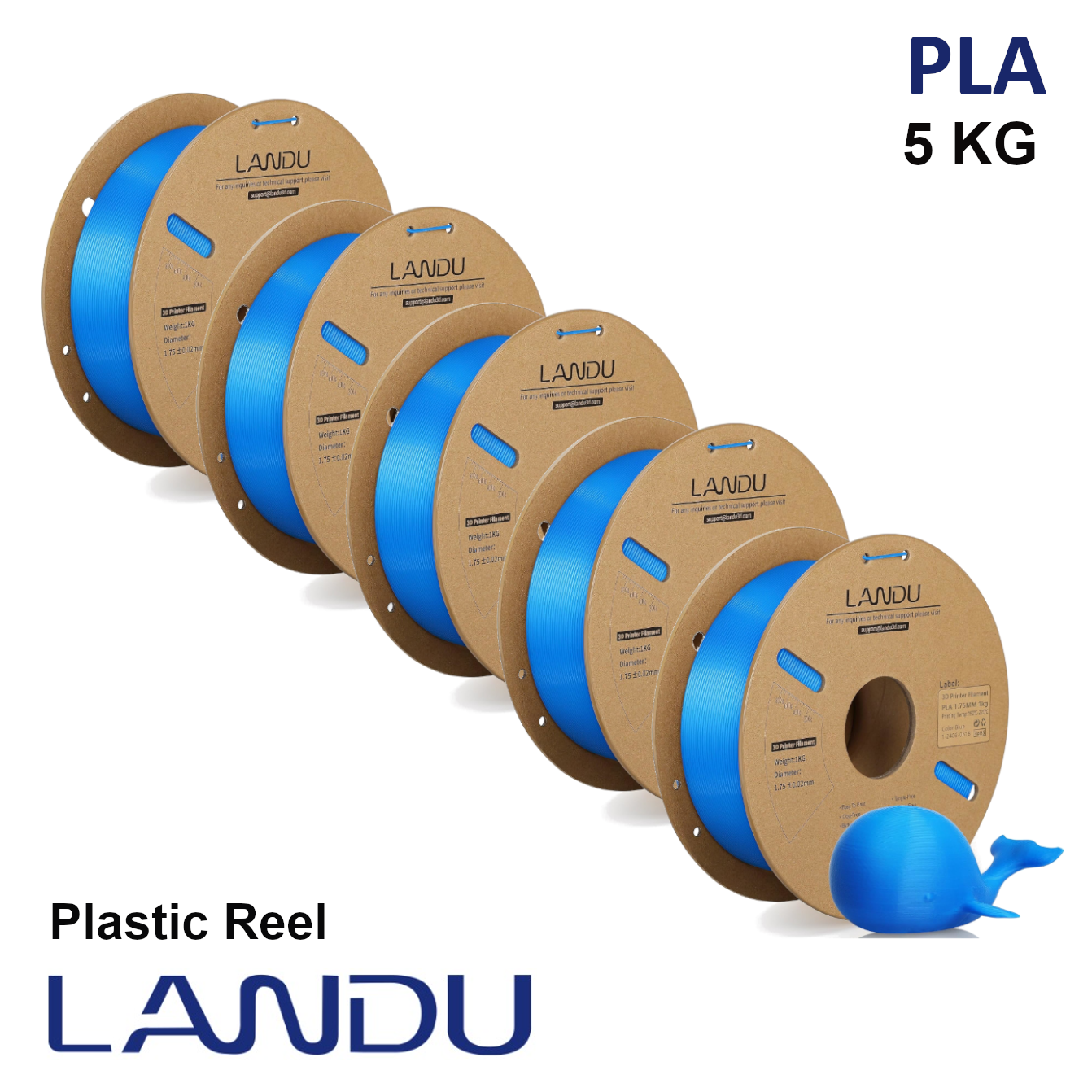 5KG LANDU PLA Filament - Blue