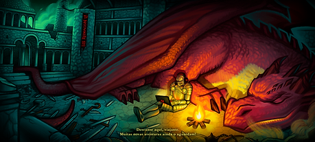 Descanse aqui, Viajante I Arte por Matheus Sima