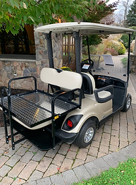 Champagne Colored Golf Cart 