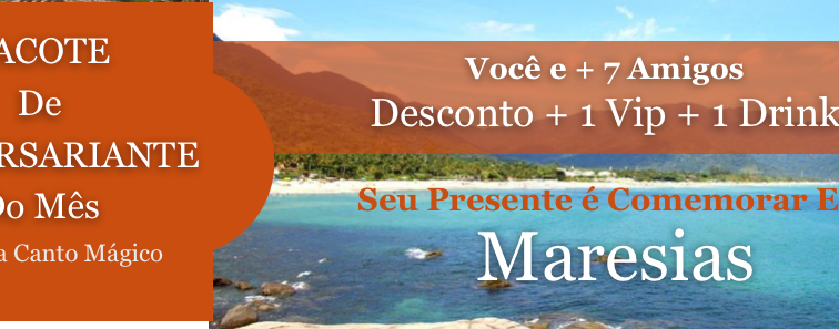 Nova Promoção da Pousada Canto Mágico Para os Aniversariantes do Mês.